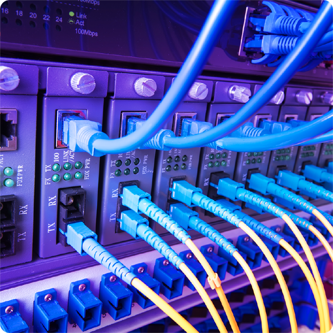 電気通信工事／LAN＆光ケーブル配線工事